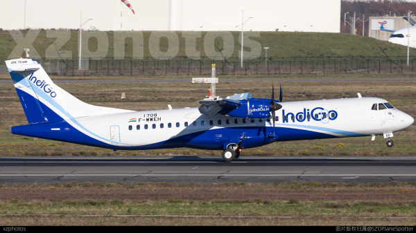 靛蓝航空ATR72—600