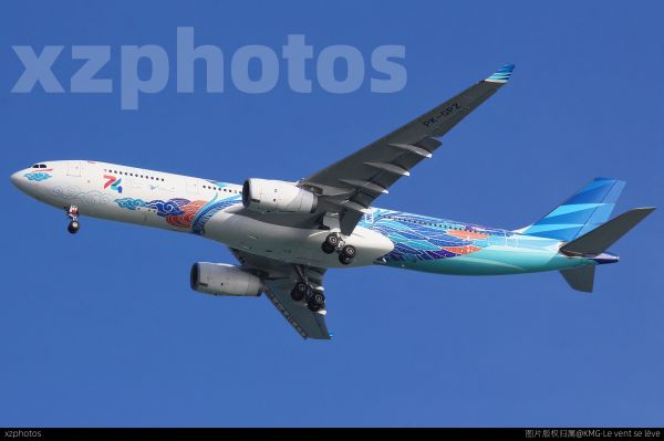 印尼加鲁达航空74周年彩绘