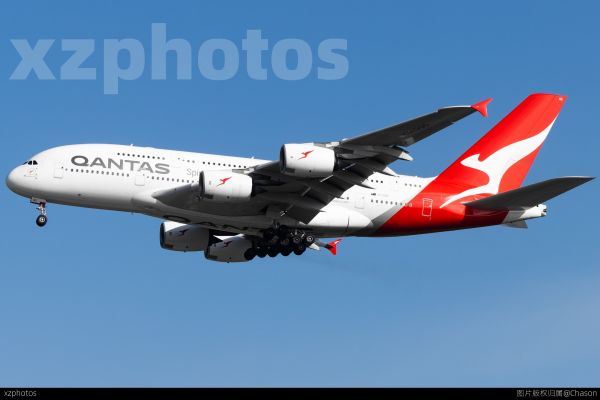 澳洲航空380落地悉尼