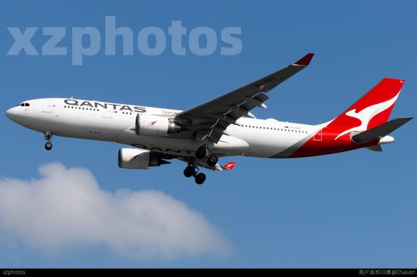 澳洲航空A330落地悉尼