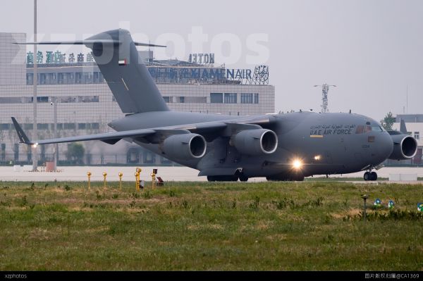阿联酋空军C17运输机首次抵津