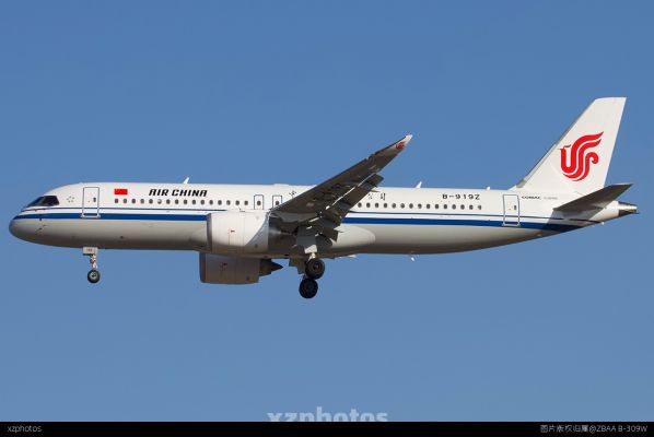 C919在首都机场