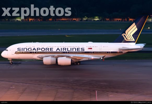 9V-SKM新加坡航空380