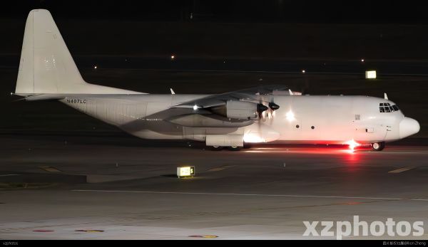A C130 taxing at TPE