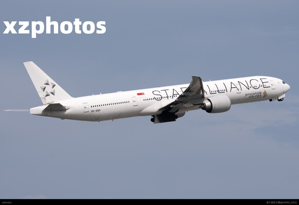 9V-SWI新加坡航空星空联盟77w