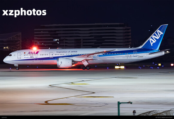 ANA 50th 787彩绘