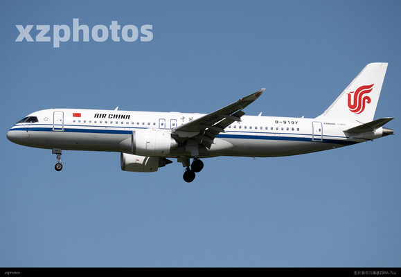 国航C919进近PEK01