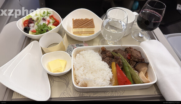 韩亚航空商务舱餐食（OZ113 KIX-ICN)