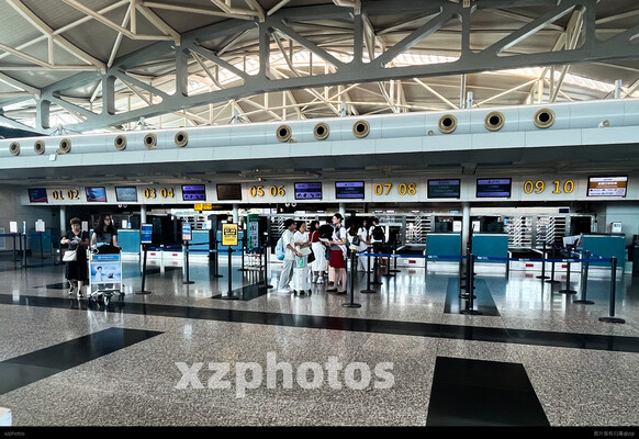 春秋航空值机柜台