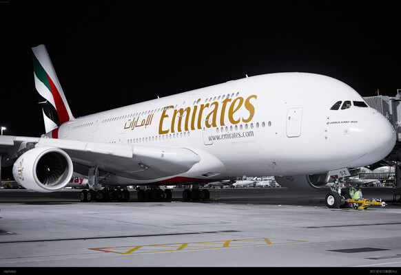 HKG内场阿联酋A380
