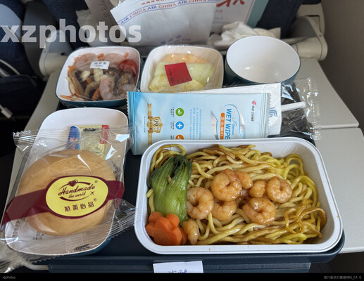 国航北京出港经济舱海鲜餐正餐