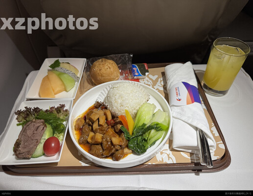 东航南昌出港公务舱正餐