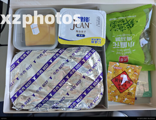 国航747的餐食