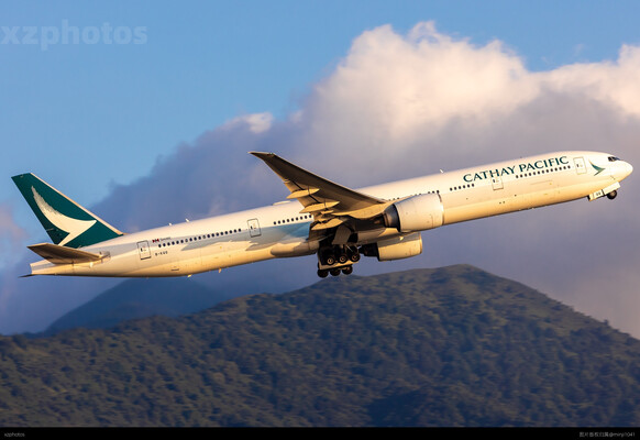Taking off during the golden hour