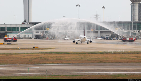 柬埔寨国家航空首航福州长乐