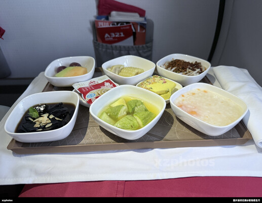 A321四川航空商务舱餐食