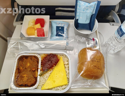 马来西亚航空MH766 KUL-SGN 经济舱餐食