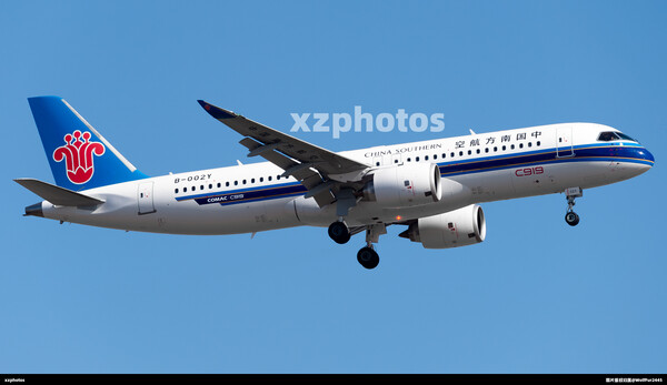 南航C919测试飞行