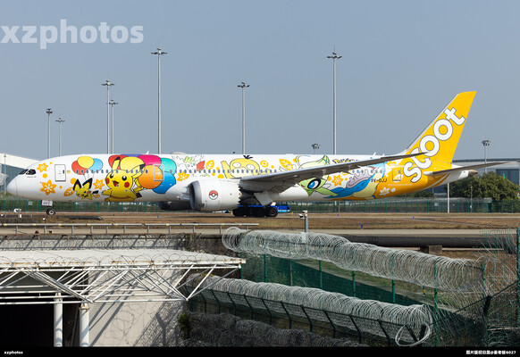 酷航皮卡丘789在白云