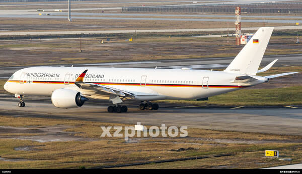 德国专机到访广州