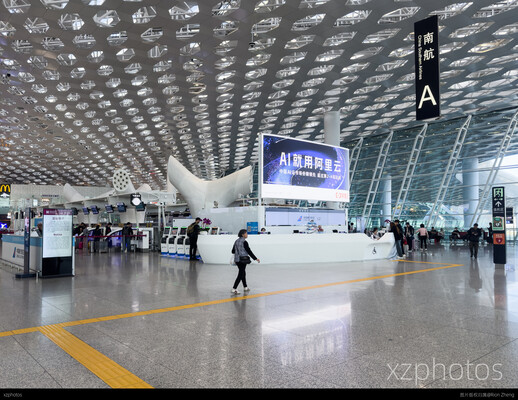 SZX值机柜台A岛——南航