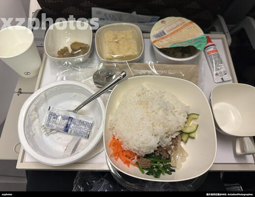 KE2012 香港-首尔 经济舱餐食