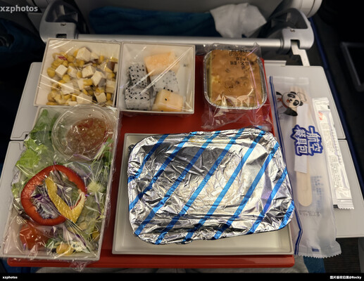 3U3837 成都天府-洛杉矶经济舱餐食