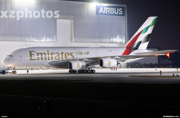 阿联酋航空A380前来成都拆解零部件