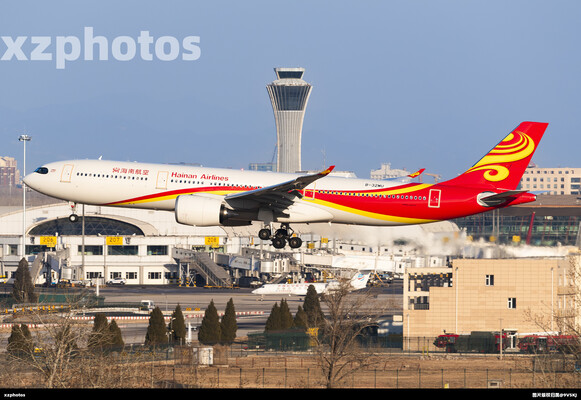 掠过首都T2航站楼