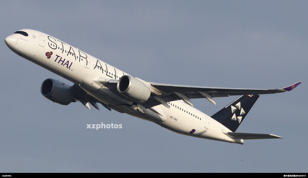 泰航星空联盟彩绘起飞