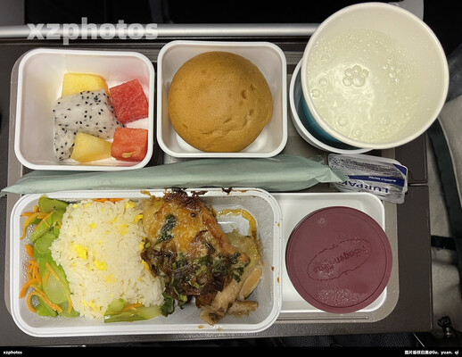 CX362香港-上海 经济舱餐食