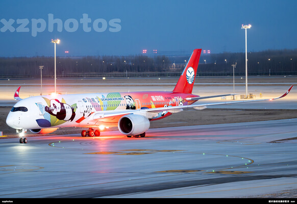 春运末尾，川航派出机队中最大的飞机执飞蓉哈航线