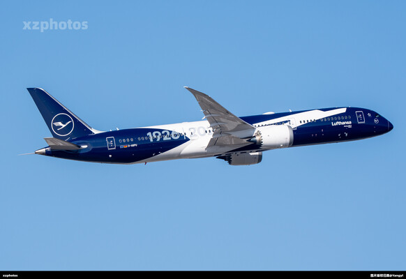 汉莎航空787百年彩绘