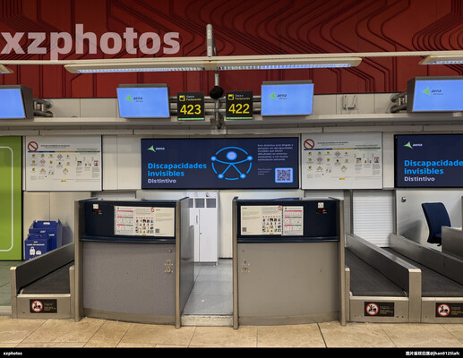 马德里T2值机柜台
