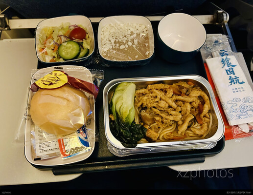CA957 PEK-FRA 经济舱餐食