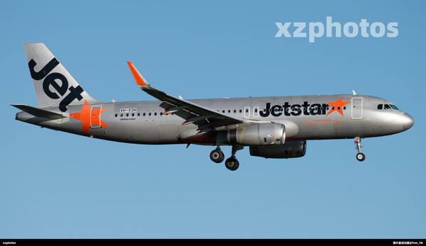 澳洲捷星VH-X3H（前亚洲捷星9V-JSQ) A320 降落奥克兰