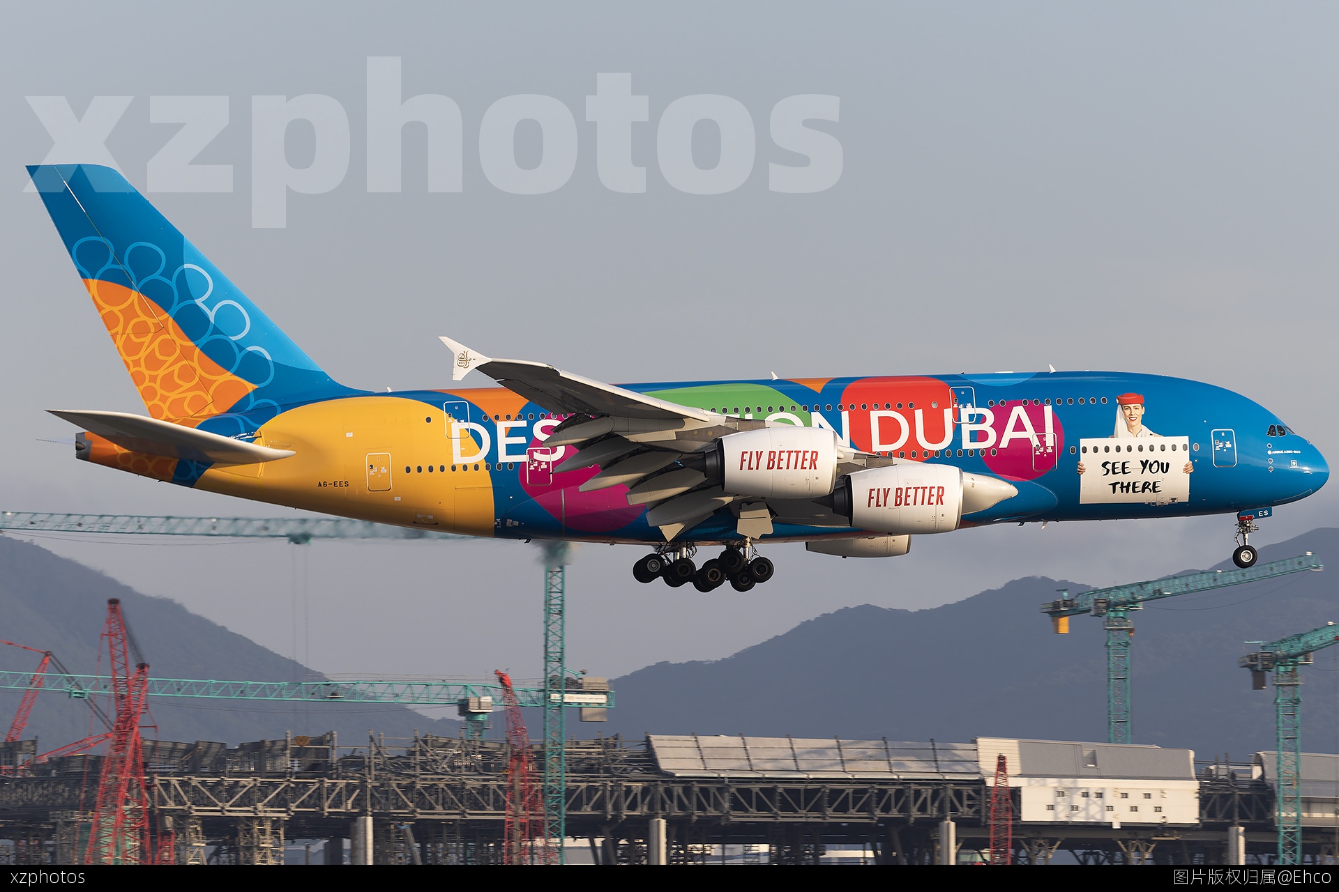 阿联酋航空388彩绘
