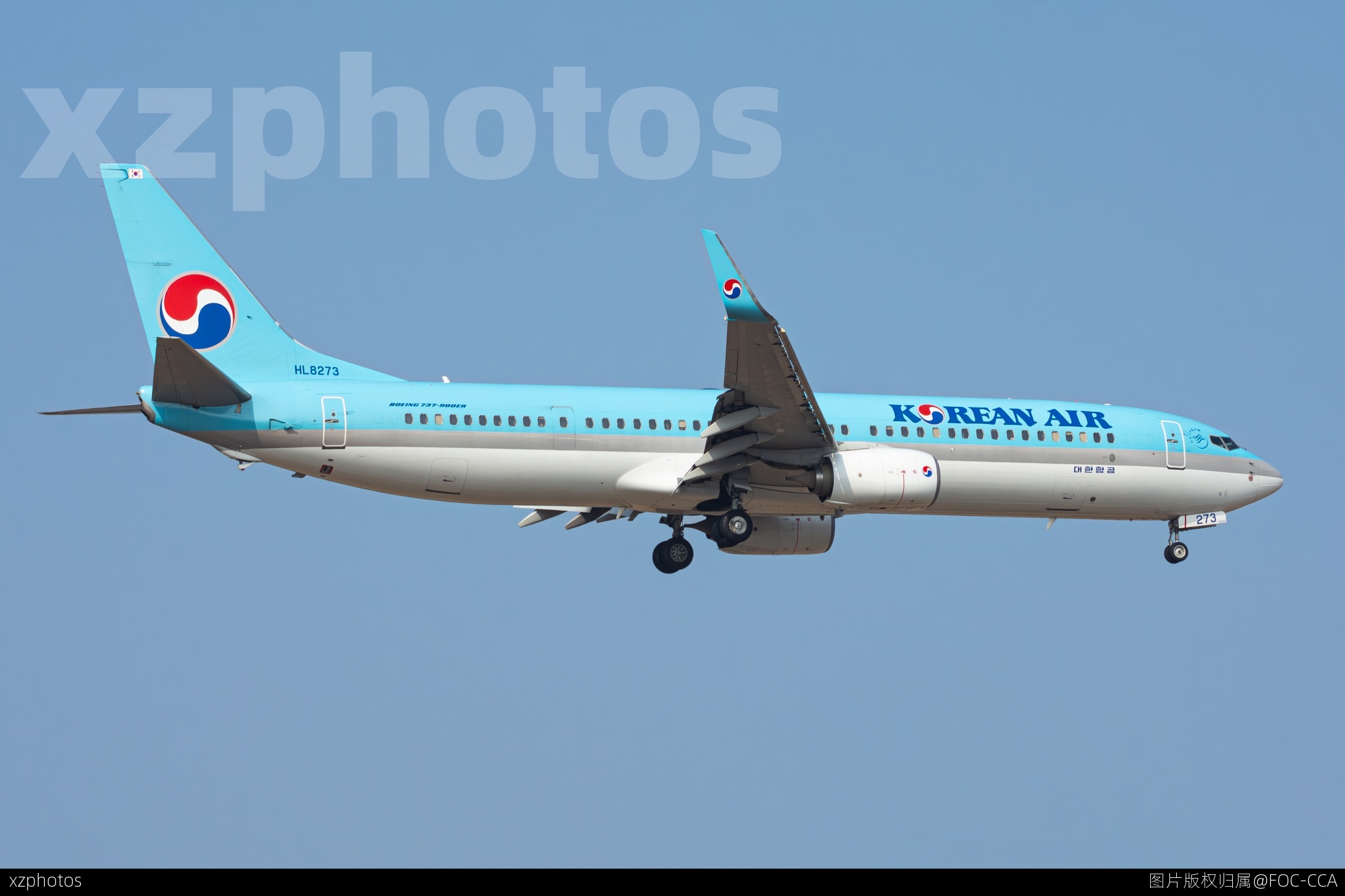 大韩航空首航福州