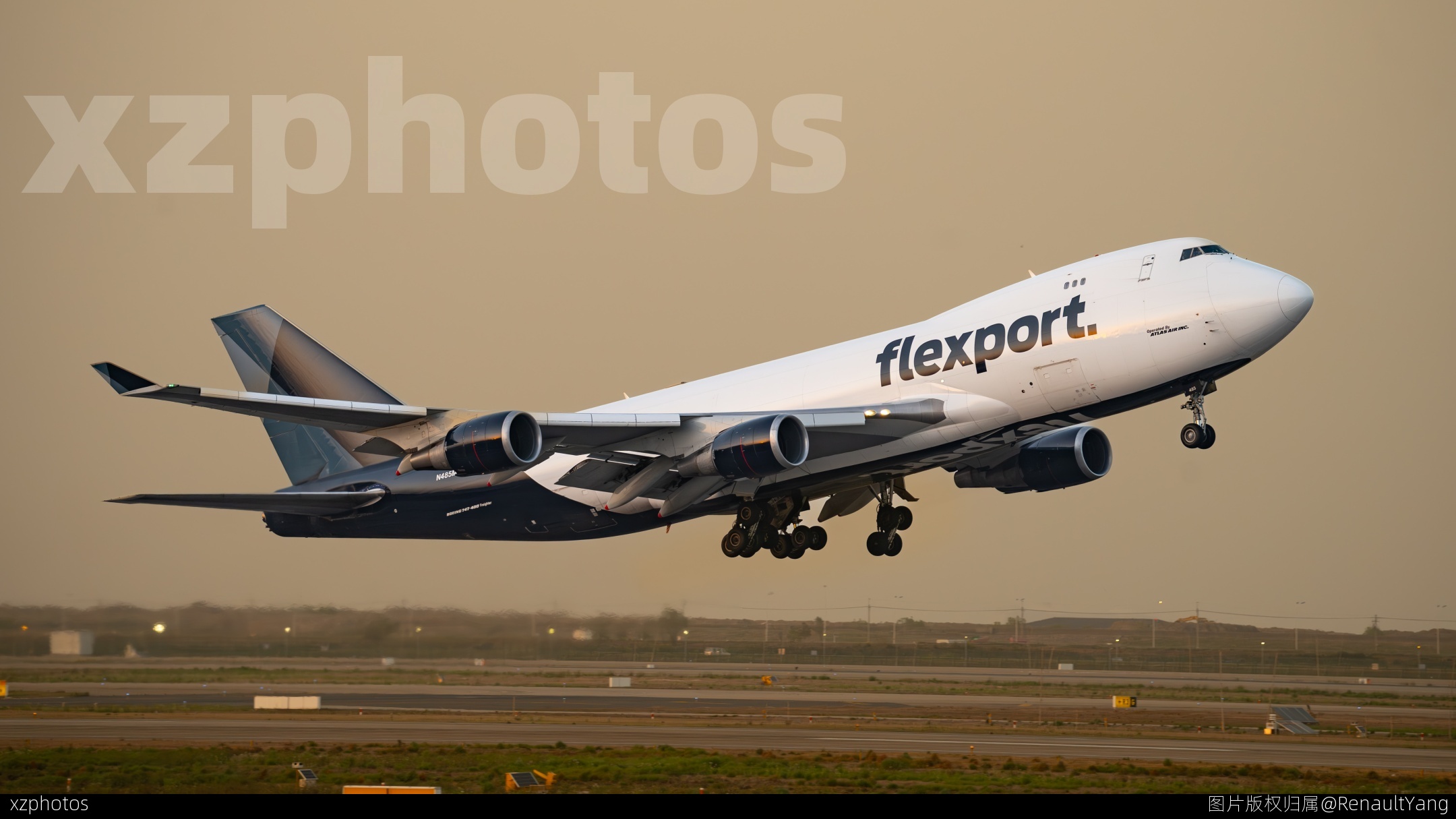 Take off before sunset