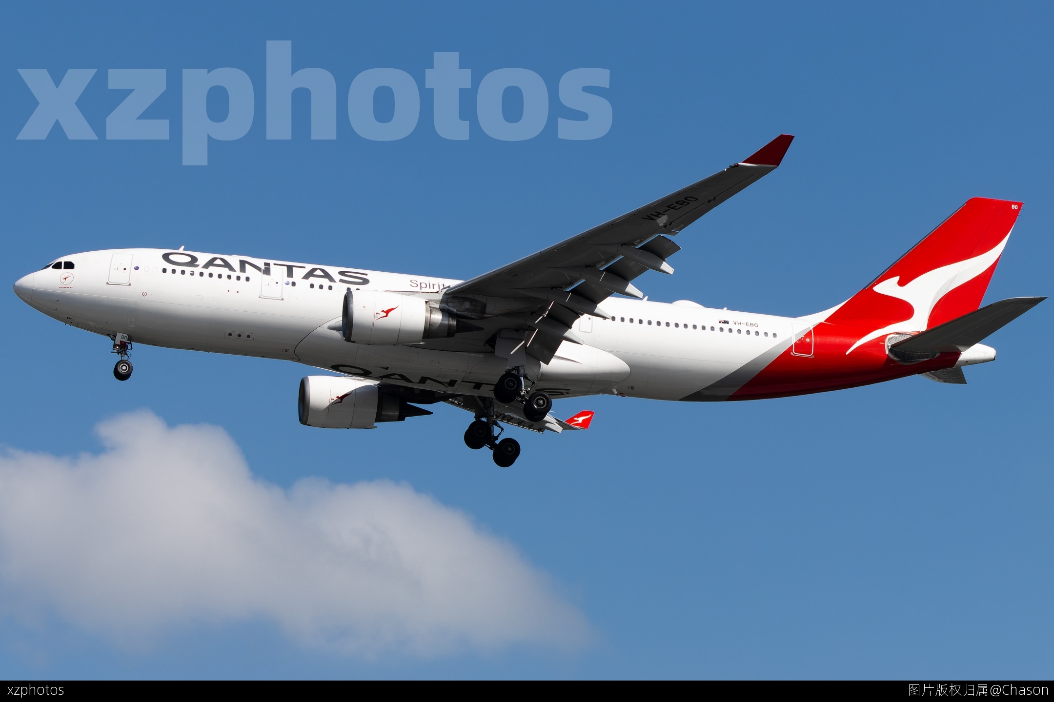 澳洲航空A330落地悉尼