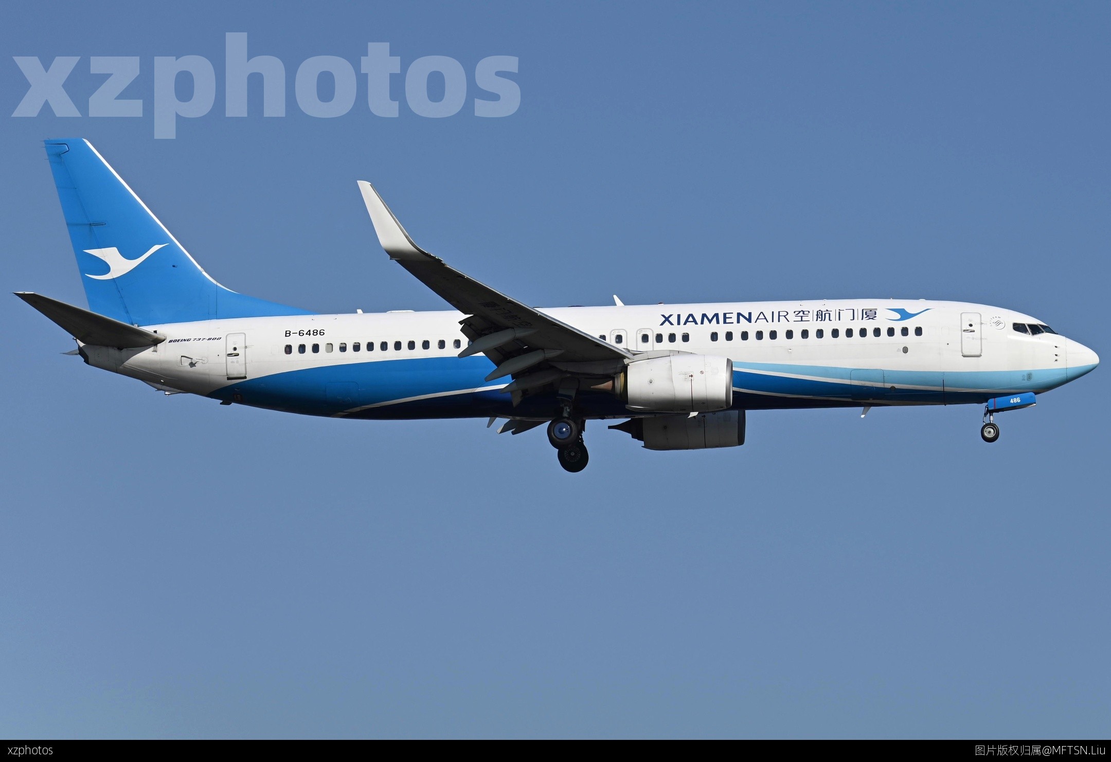 厦门航空B-6486