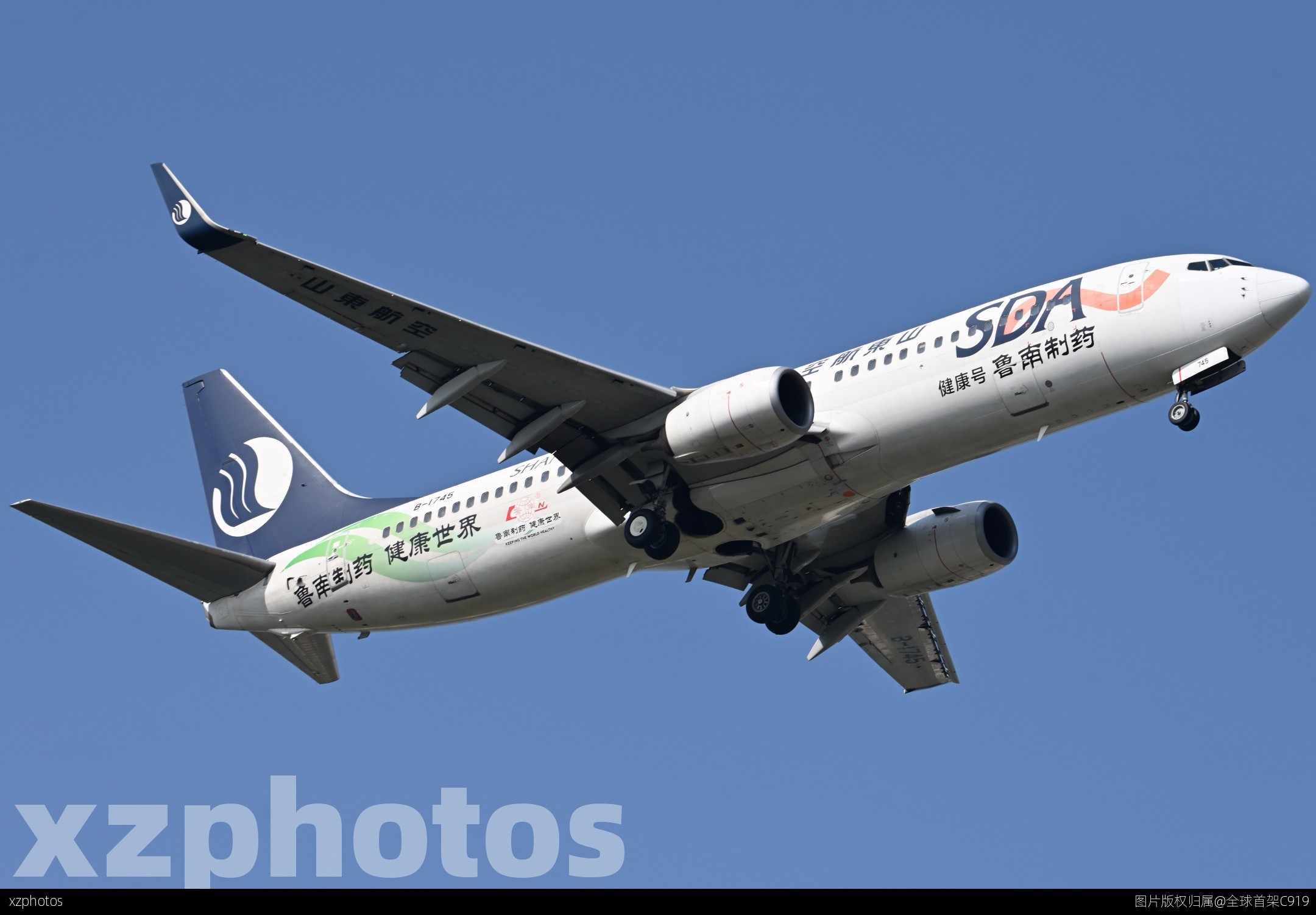 山东航空鲁南制药彩绘