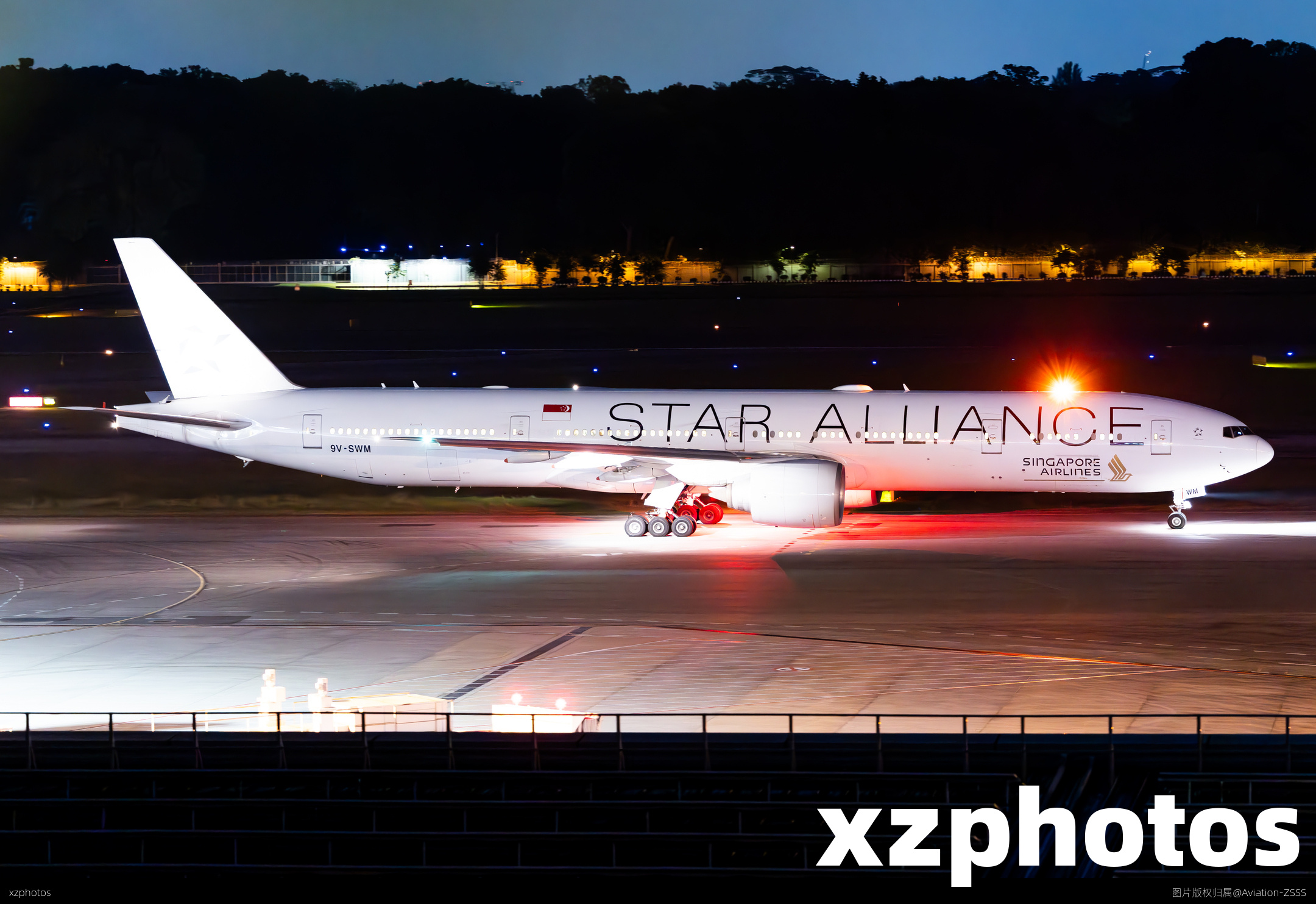 新加坡航空白星空联盟彩绘