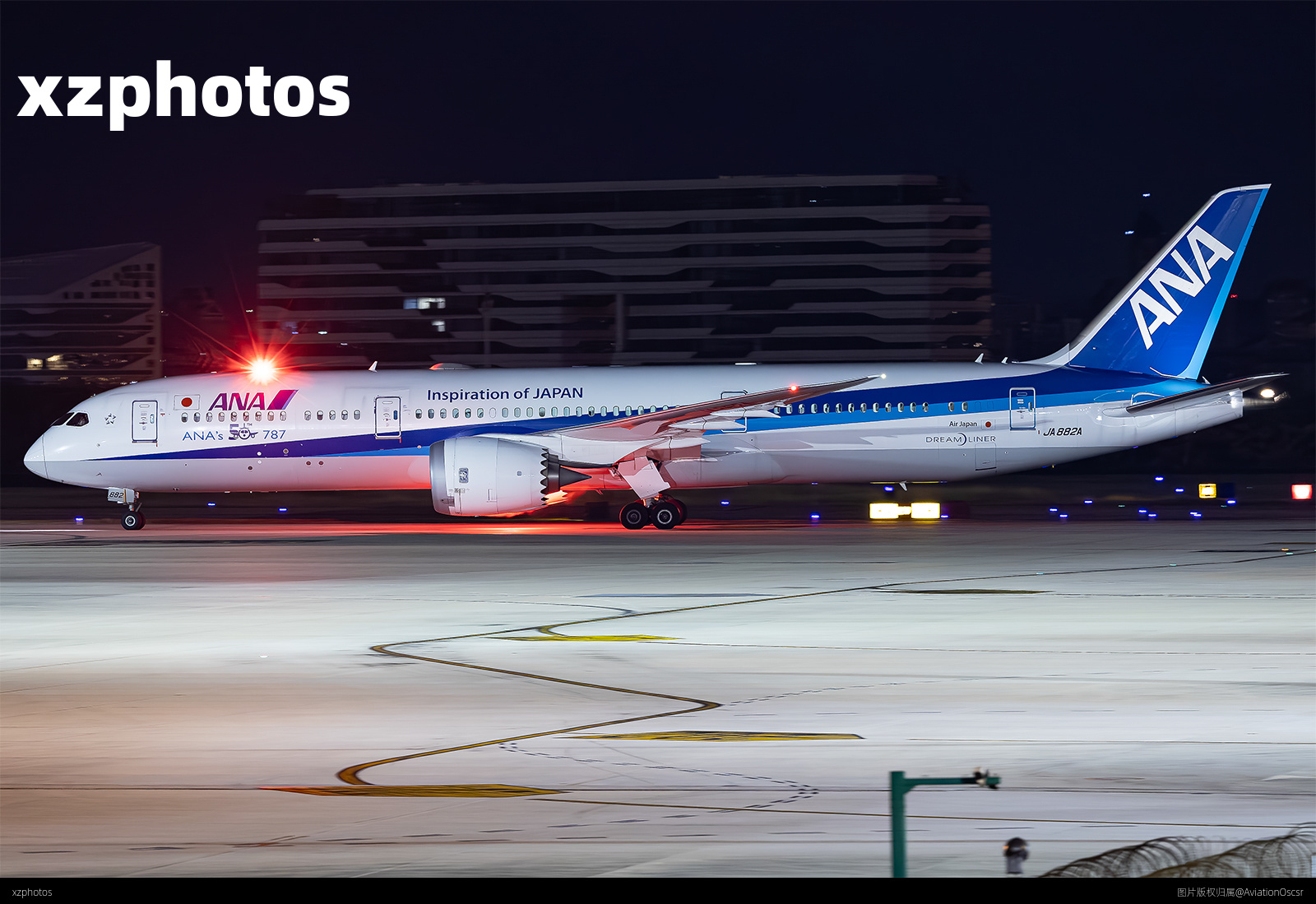 ANA 50th 787彩绘