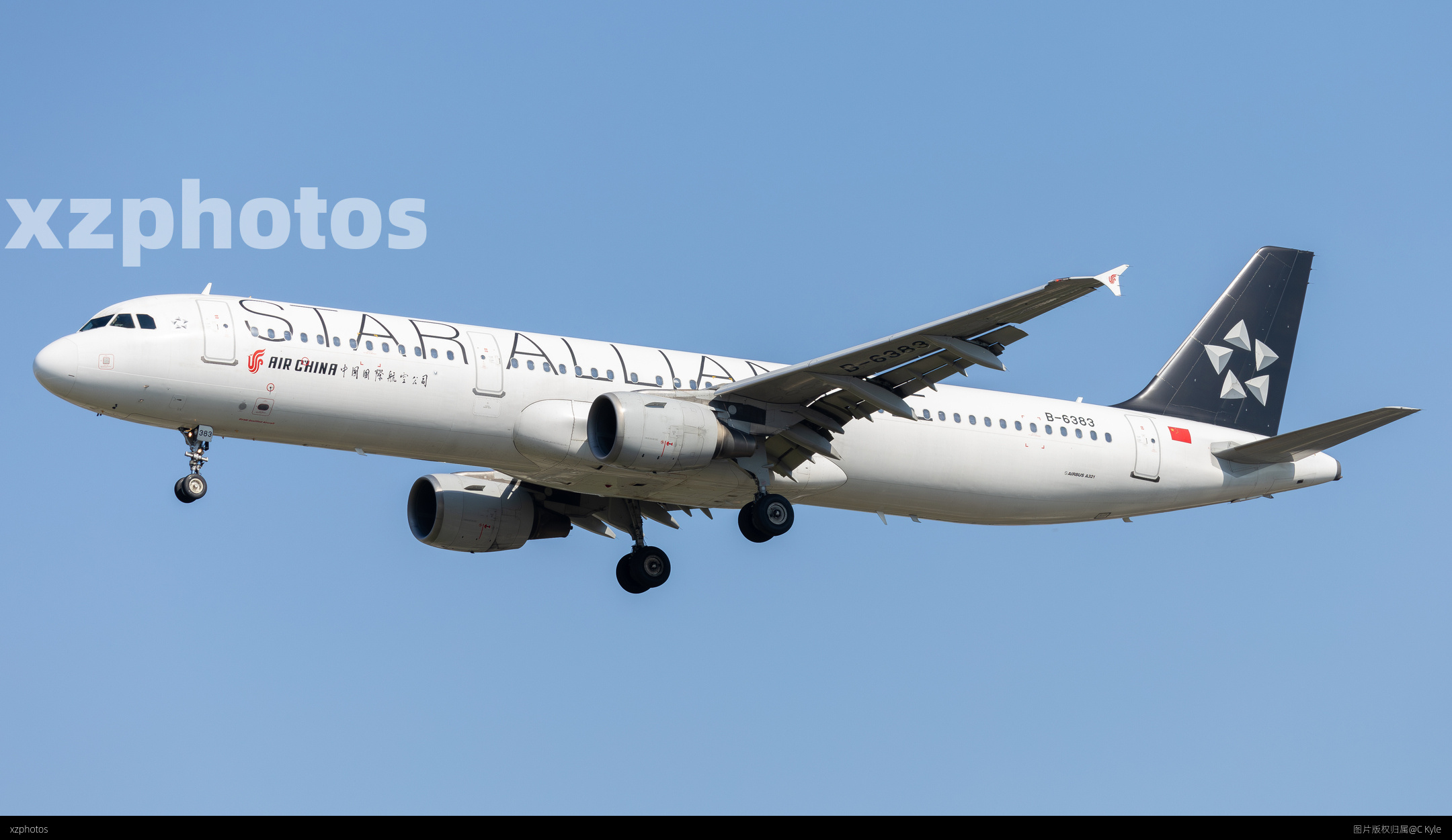 中国国际航空公司B-6383