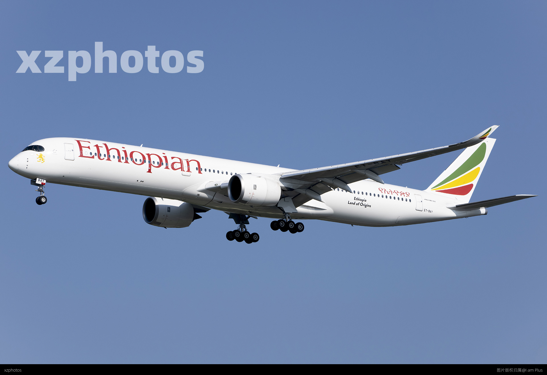 埃塞俄比亚航空第一天使用A350-1041机型执飞ET604(ET605)航线