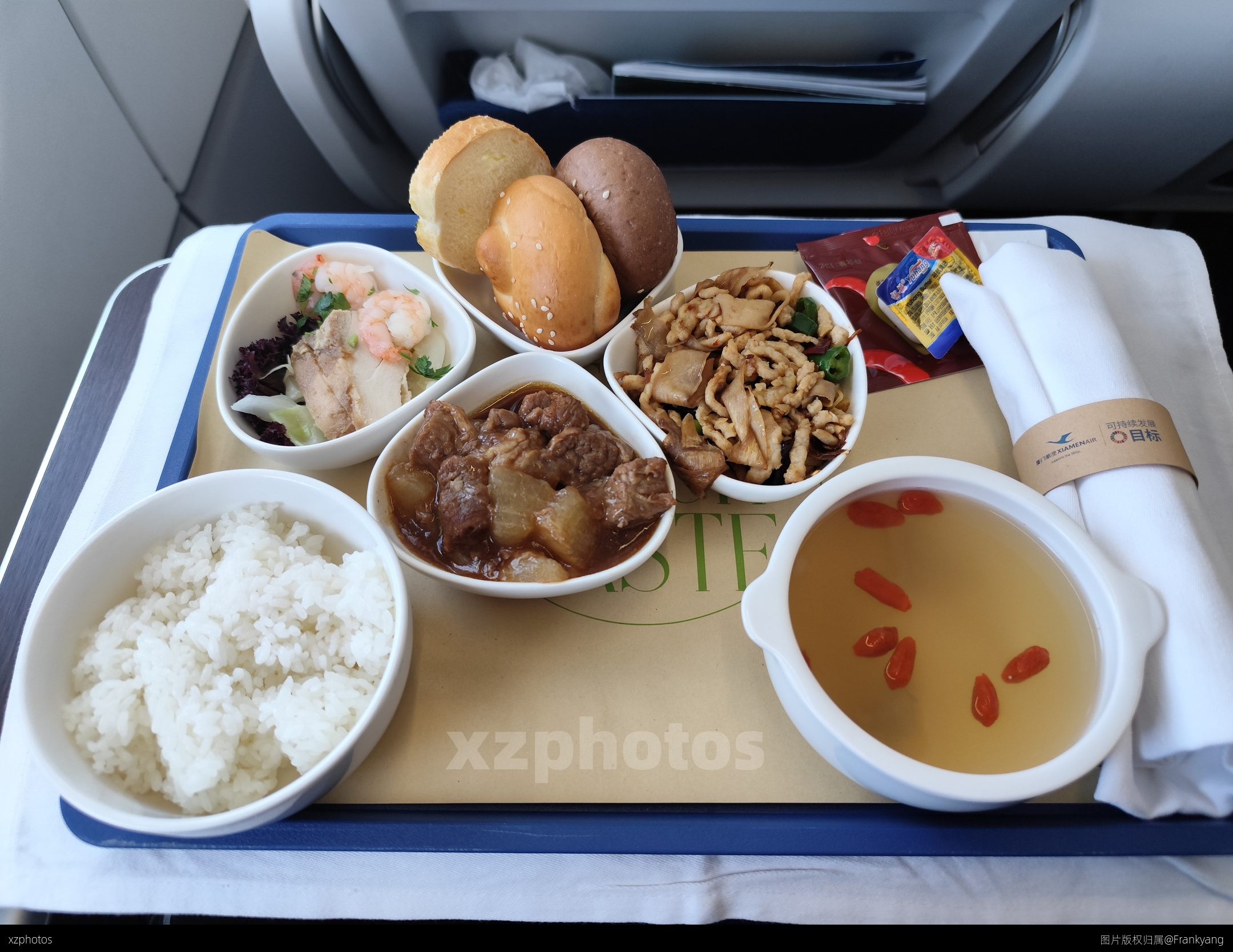 厦航豪吃！😋
