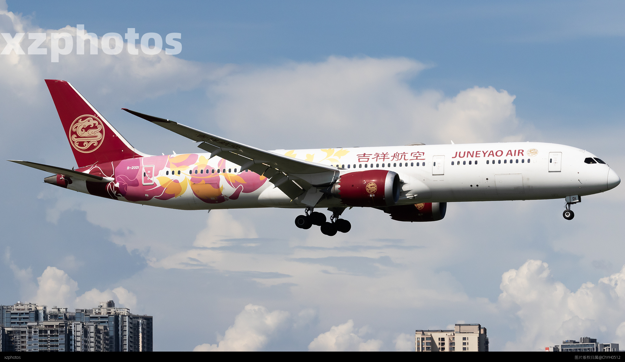 Juneyao Air B787-9 B-20D1 Dreamliner