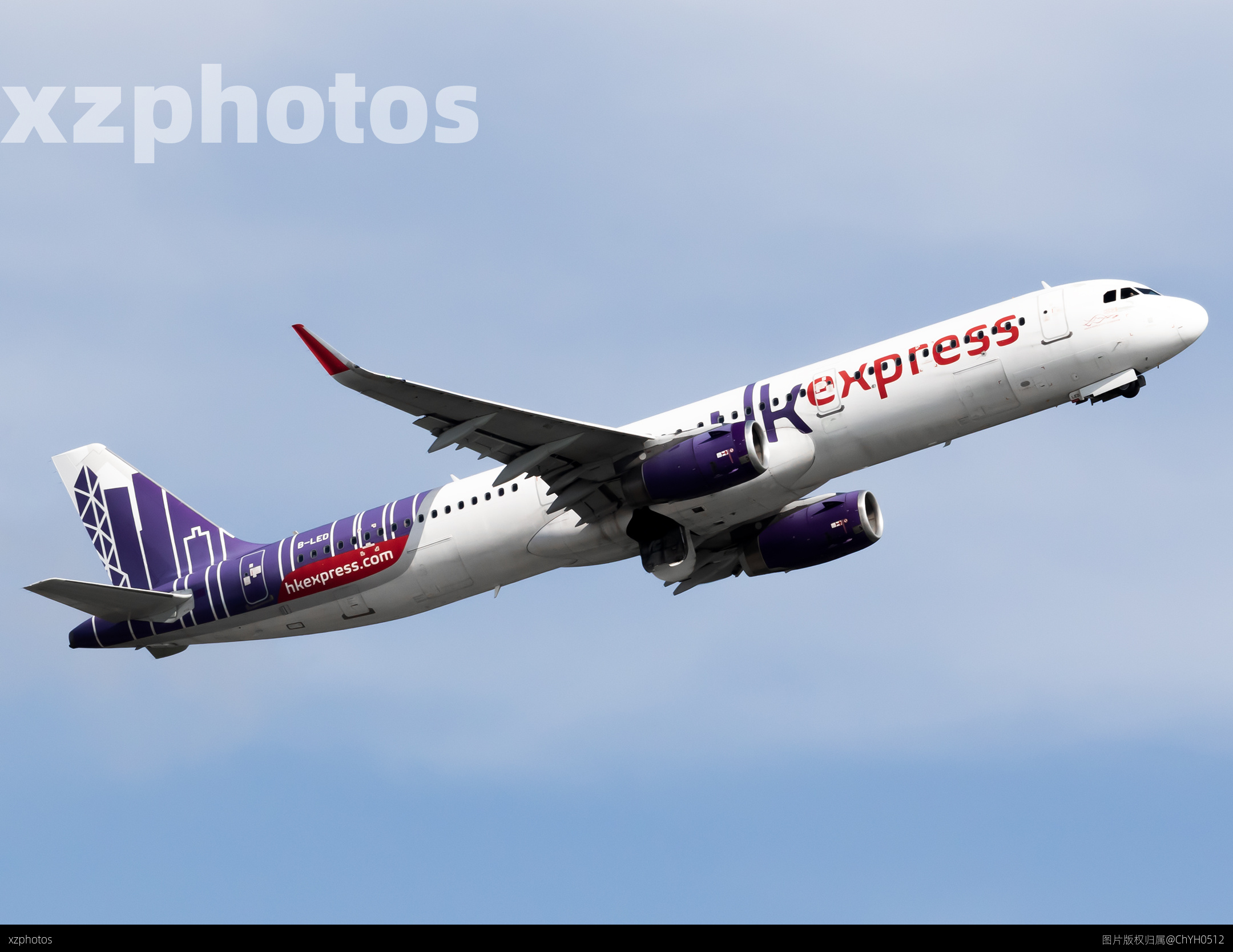 HK express A321 B-LED