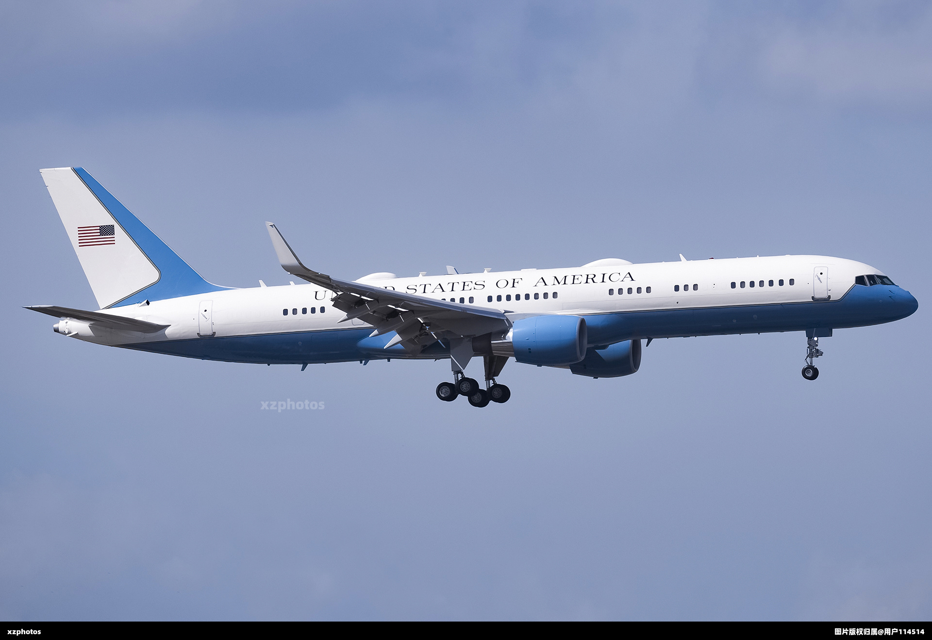 特朗普随行人员专机